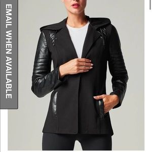 Blanc Noir hooded blazer/jacket